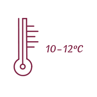 Doporučená teplota při podávání 10-12 °C