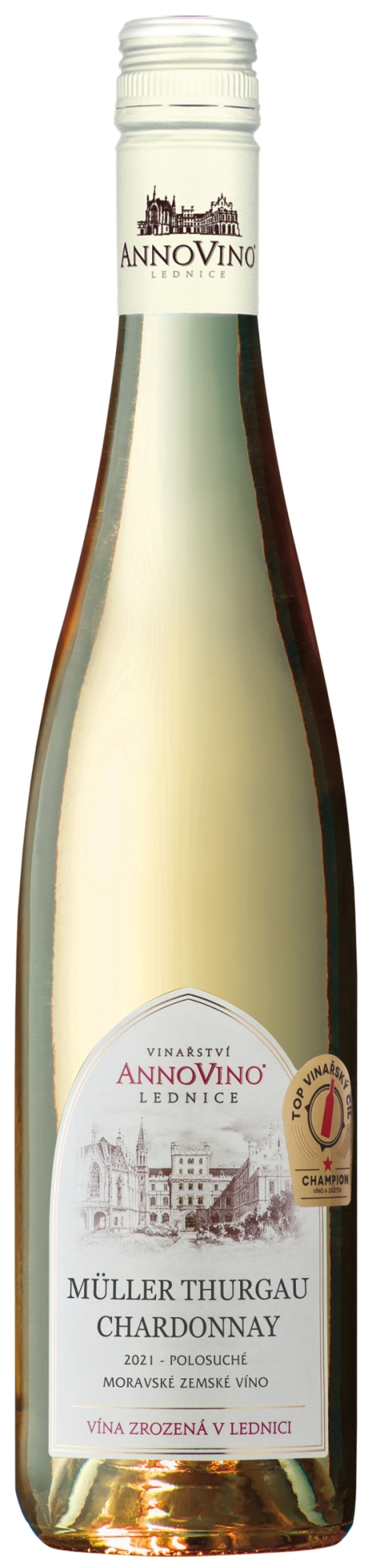 ANNOVINO Müller Thurgau & Chardonnay 2021 polosuché 0,75 l